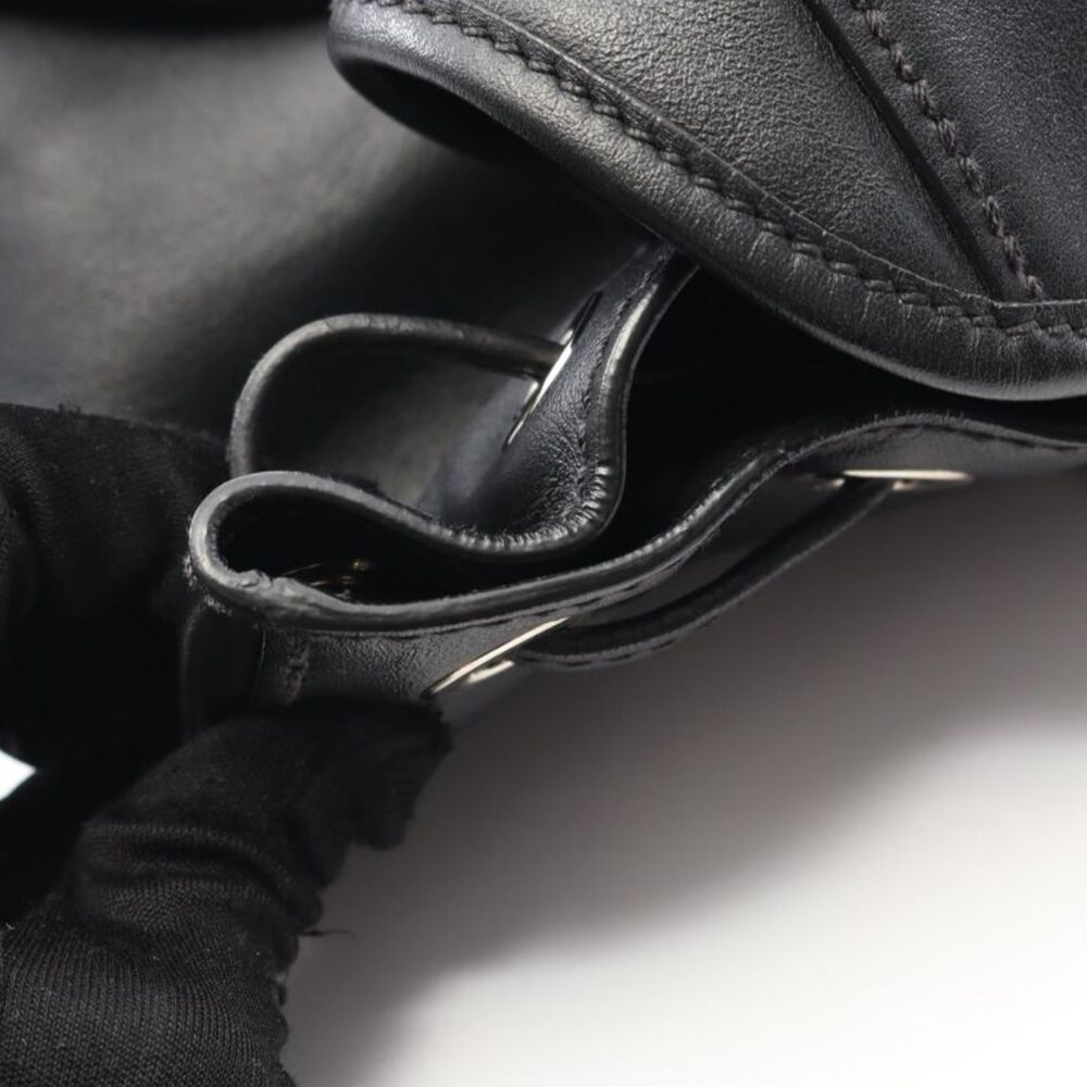 Prada Triangle Logo Leather Backpack - image 5